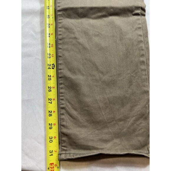 Lucky Brand 121 Slim Straight Men's Pants Brown Casual Chinos Size 34/32 - Picture 4 of 12
